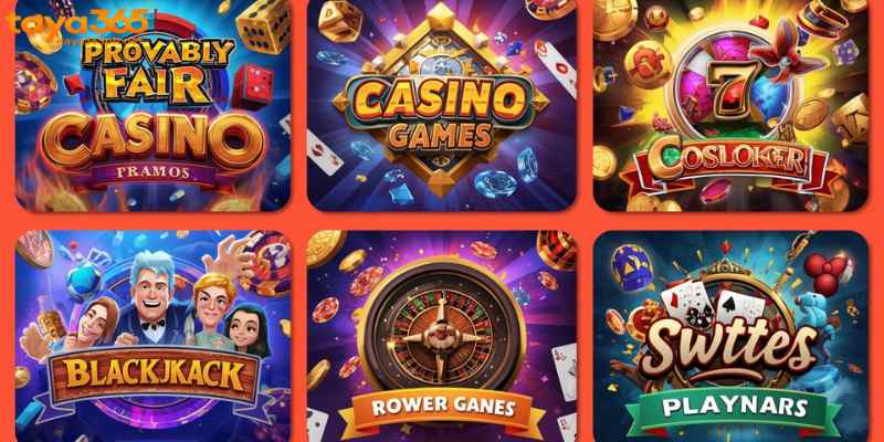 Popular Types of Provably Fair Casino Games